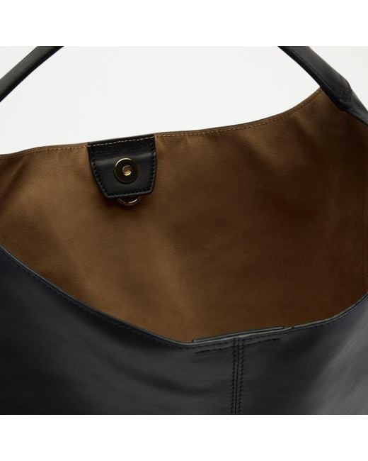 Russell & Bromley Black Barnes Slouchy Shoulder Bag