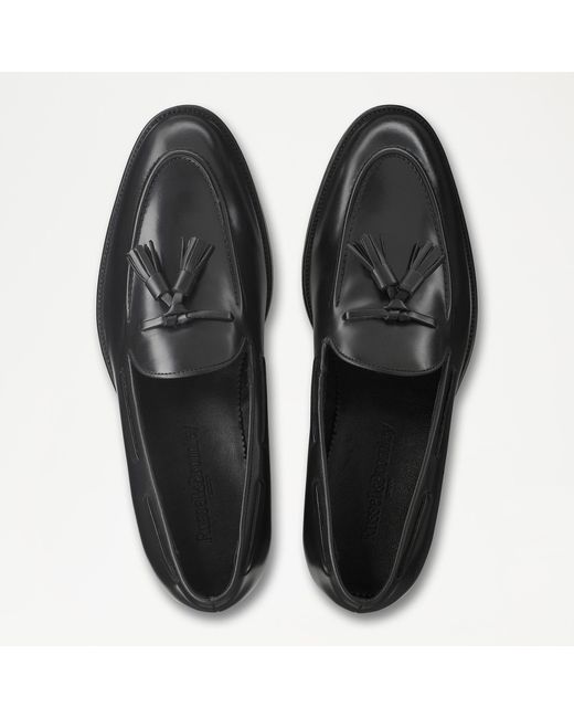 Russell & Bromley Yale Men's Black Lace Tassel Loafer for men