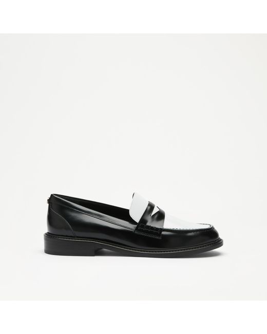 Russell & Bromley Black Penelope Penny Loafer