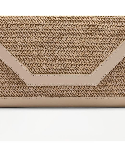 Russell & Bromley Natural Disley Envelope Clutch