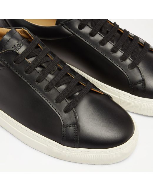 Russell & Bromley Black Relay Classic Trainer for men