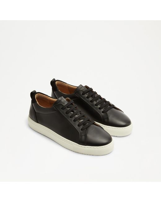 Russell & Bromley Black Relay Classic Trainer for men