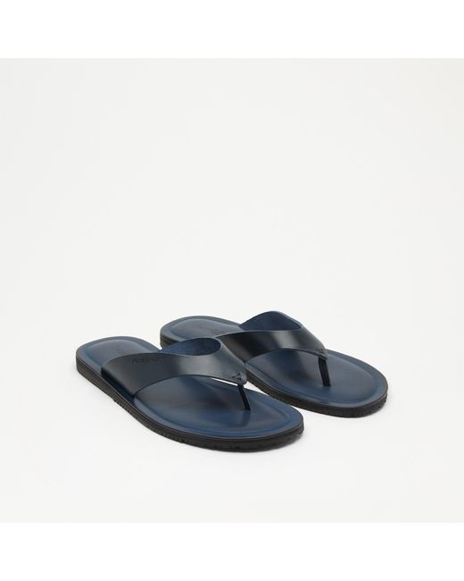 Russell & Bromley Blue Claremont Toe Post Sandal for men
