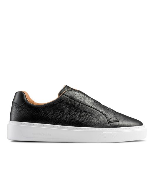 Russell & Bromley Black Slipway Laceless Sneaker for men