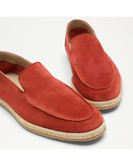 Russell & Bromley Red Di Marme Espadrille Loafer for men