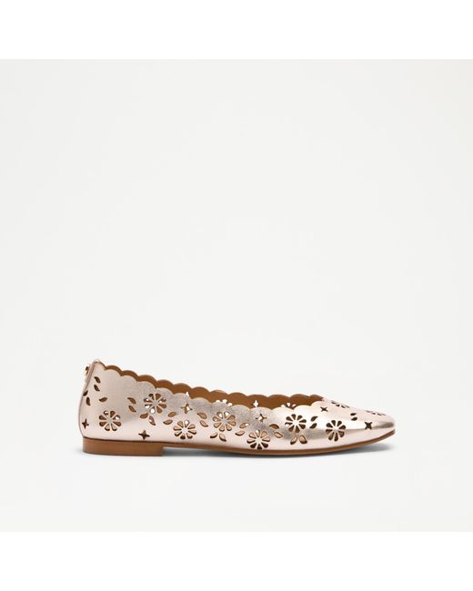 Russell & Bromley Multicolor Laser Ballet Laser Cut Ballerina