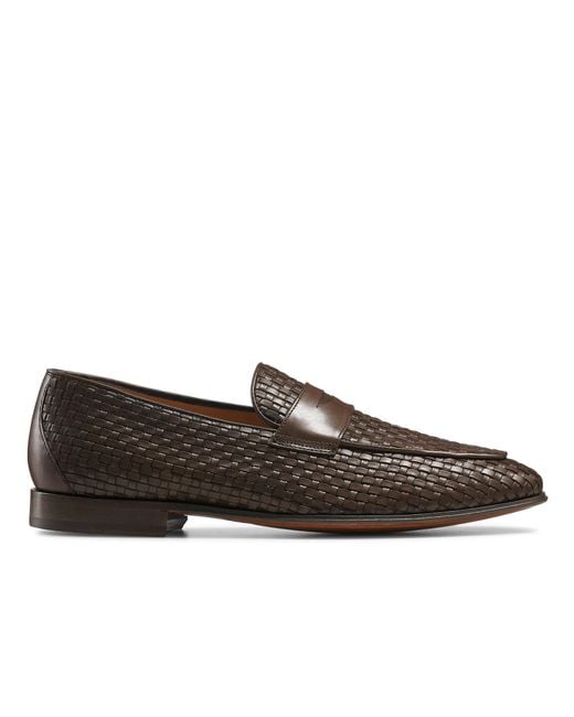 Russell & Bromley Brown Bellagio Weave Loafer