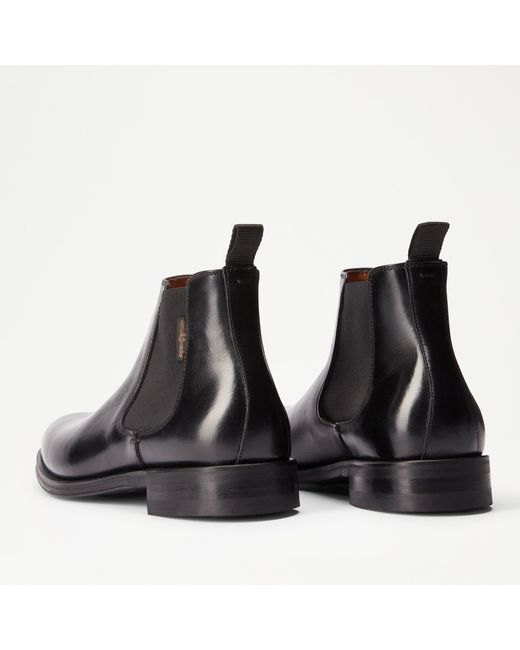 Russell & Bromley Black Guildford Chelsea Boot for men