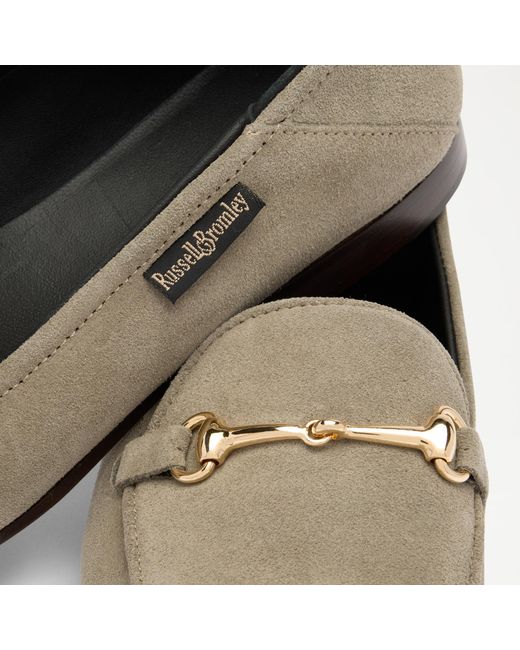 Russell & Bromley Green Loafer Snaffle Loafer