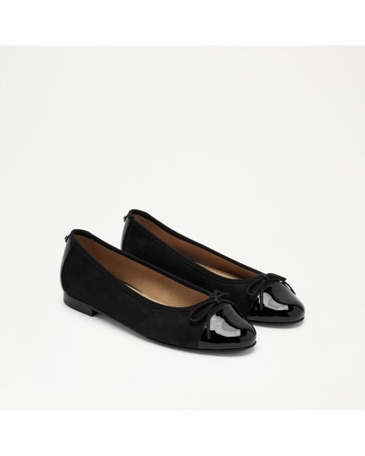 Russell & Bromley Black Prima Classic Ballerina