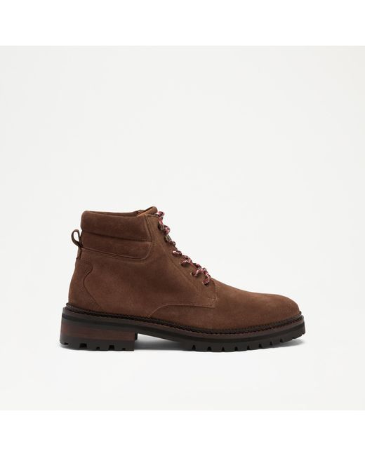 Russell & Bromley Brown Fulwood Padded Ankle Boot for men