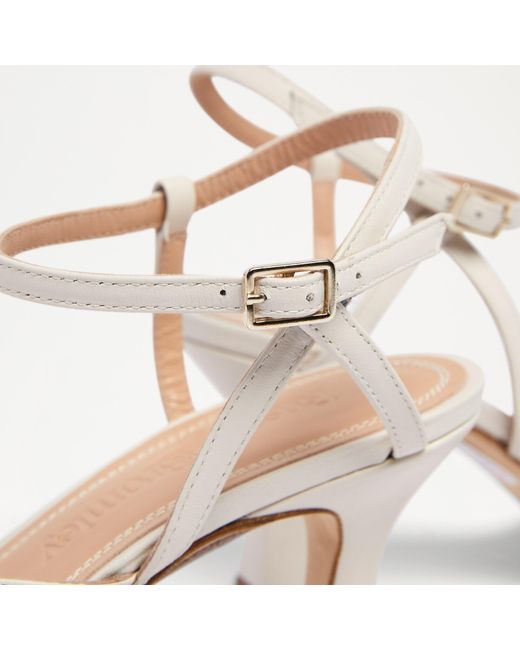 Russell & Bromley Metallic Slinky Strappy Heeled Sandal