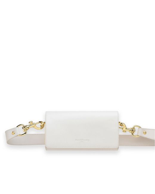 Russell & Bromley White Hippy 3-in-1 Phone Crossbody