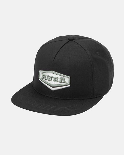 RVCA Black Hex Inc Snapback for men