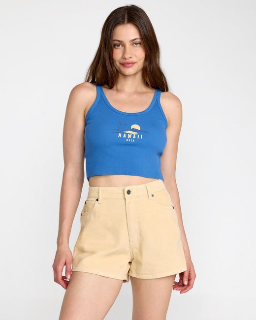 RVCA Blue Pacific Cord Short