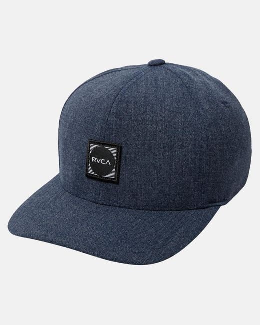 RVCA Blue Flexfit for men