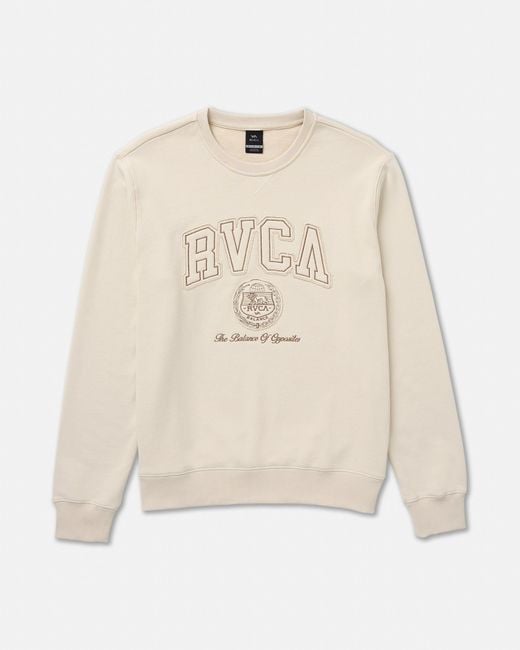 RVCA Natural Crest Crew for men