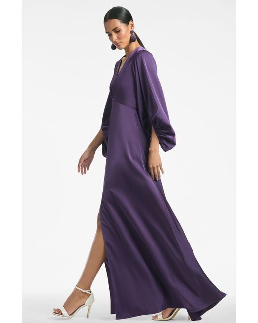 Sachin & Babi Purple Jenny Gown