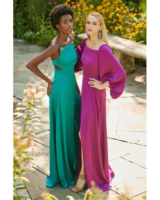 Sachin & Babi Purple Bryant Gown