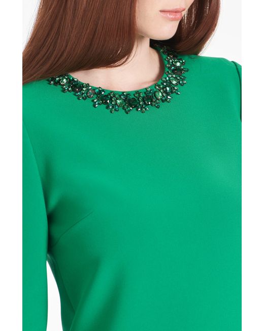 Sachin & Babi Green Embellished Lily Dress