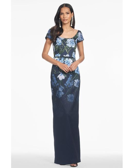 sachin and babi blue dress & Chelsea Gown - FRENCH wife duo Sachin and Babi first met at New Yorks Fashion Institute of Technology and launched an embroidery business Sachin & Babi Women's Blue