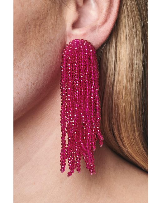 Sachin & Babi Red Fountain Earrings