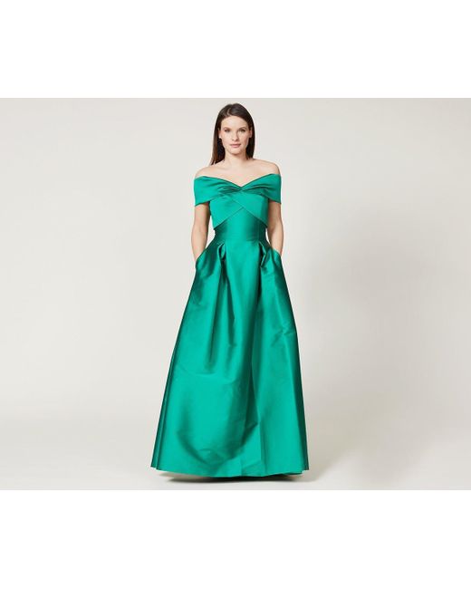 sachin and babi green dress