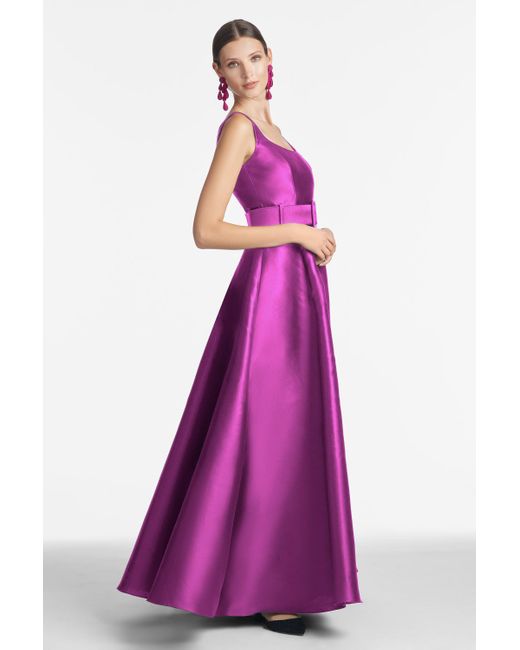 Sachin & Babi Purple Kruse Gown