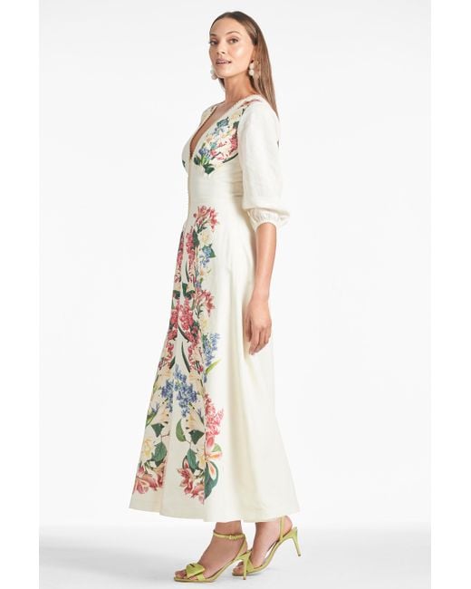 lavender and white dress Jetta Midi Dress