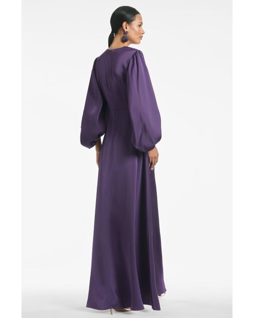 Sachin & Babi Purple Jenny Gown