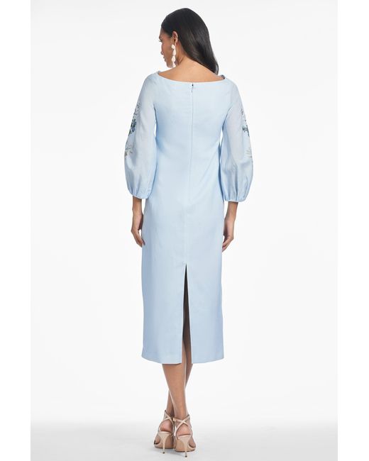 sachin and babi blue dress & Lauren - Dark Midnight the dress speaks to a simple yet romantic elegance Sachin & Babi Sloane Asymmetrical