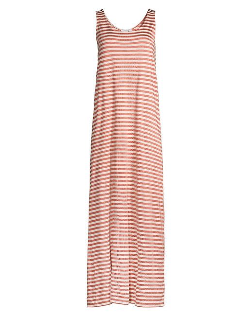 Max Mara Synthetic Cina Stripe Jersey Maxi Dress in Pink | Lyst