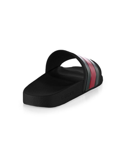 gucci black pursuit slides