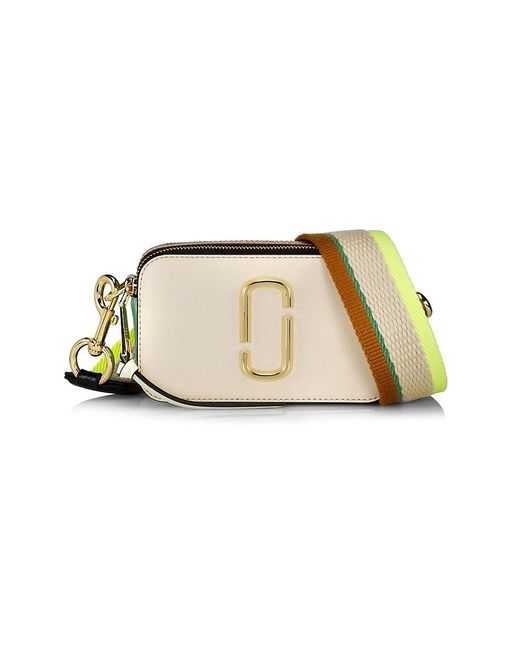 Marc Jacobs The Snapshot Colorblock Leather Camera Bag in Natural Lyst
