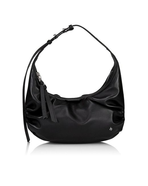 Rag & Bone Commuter Leather Hobo Bag in Black Lyst