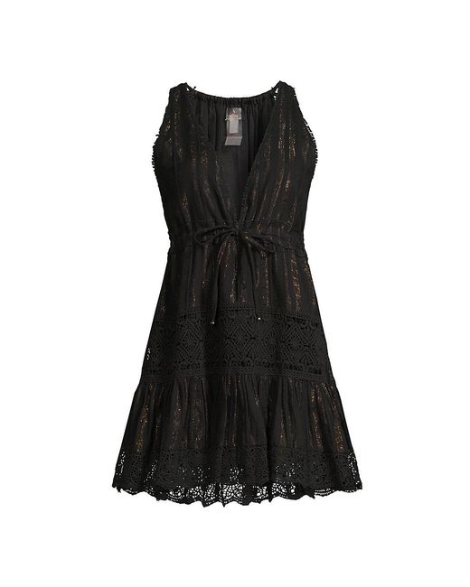 PQ Swim Jesse Reversible Coverup Minidress in Black Lyst