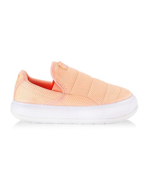 PUMA Mayu Mesh Slip-on Sneakers in Pink | Lyst