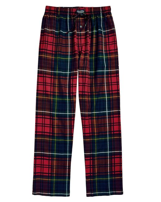 Polo Ralph Lauren Plaid Flannel Pajama Pants in Red for Men Lyst