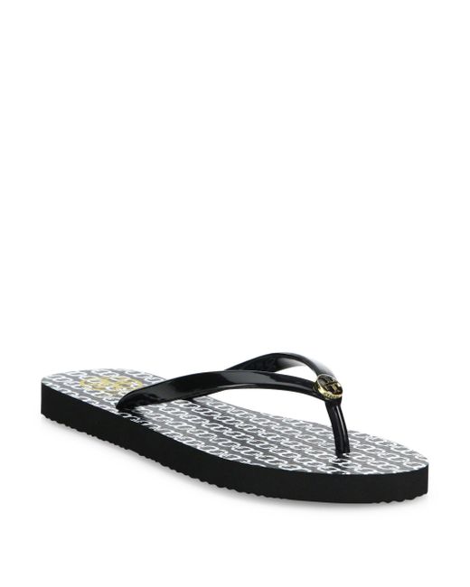 Tory Burch Thin Flip Flops, Black (7): Buy Online at Low Prices in India 