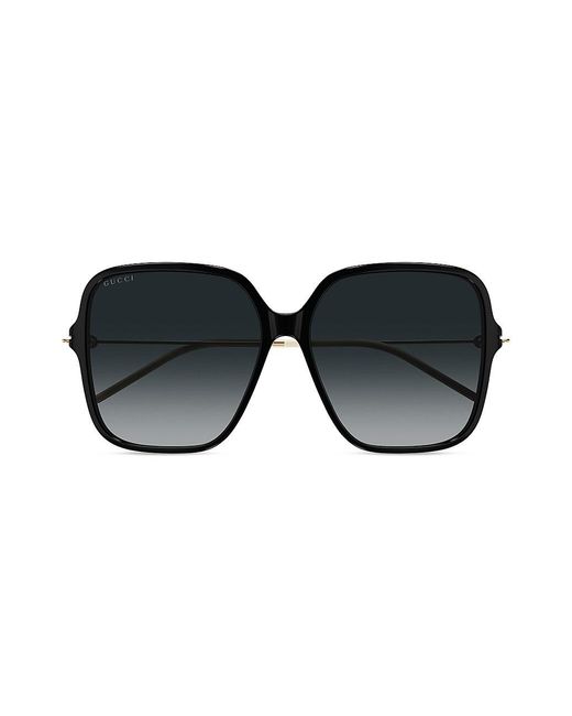 Gucci Skinny Specs 60mm Square Sunglasses in Black Lyst
