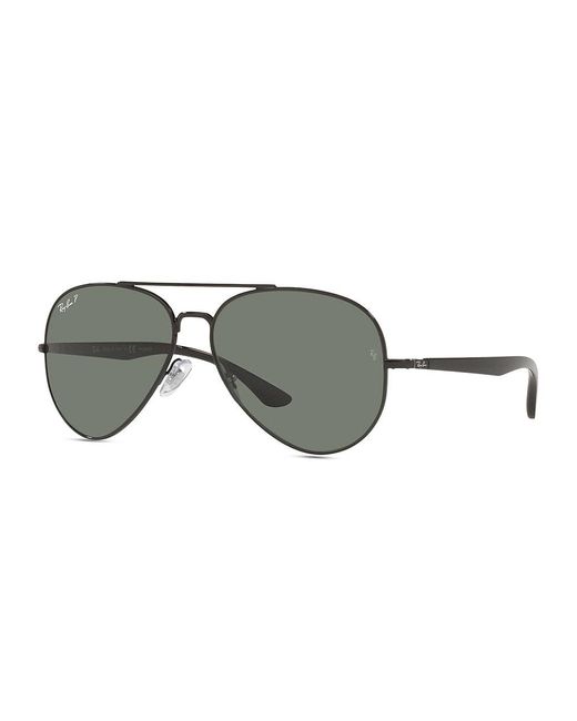 Ray Ban Rb3675 58mm Pilot Sunglasses In Black For Men Lyst 