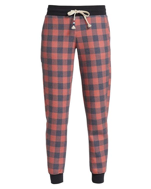 buffalo plaid jogger pants
