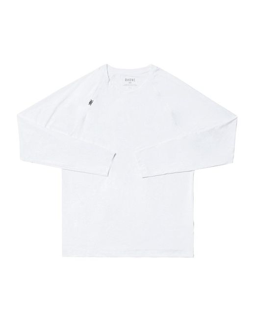 Rhone Reign Long-sleeve Shirt in White for Men | Lyst