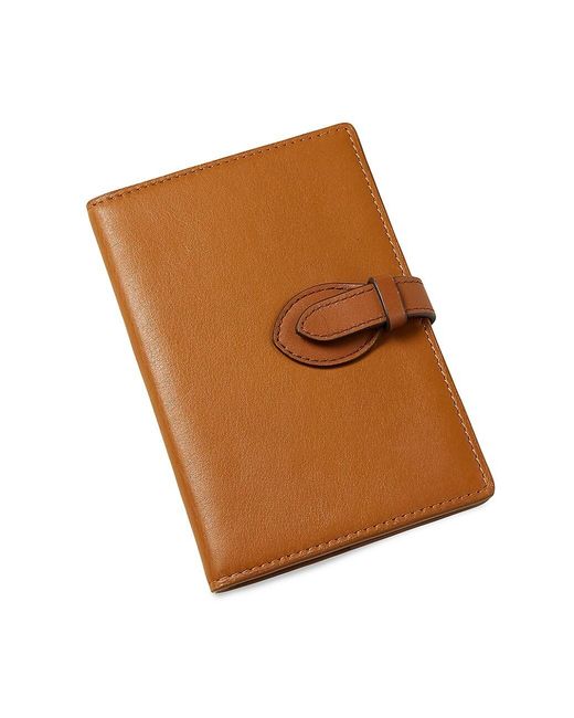 Ralph Lauren Toledo Leather Passport Holder in Brown Lyst