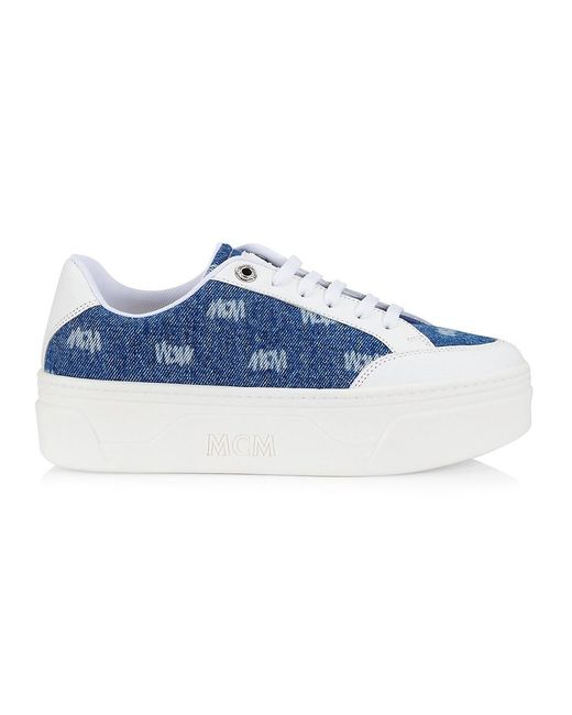 mcm skyward platform sneakers