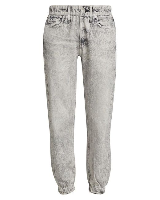 Rag & Bone Miramar Denim Joggers in Acid (Gray) - Lyst