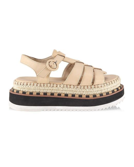 FARM Rio Platform Espadrille Sandals in Natural Lyst
