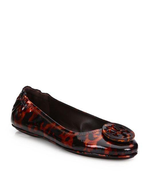 tory burch patent leather flat
