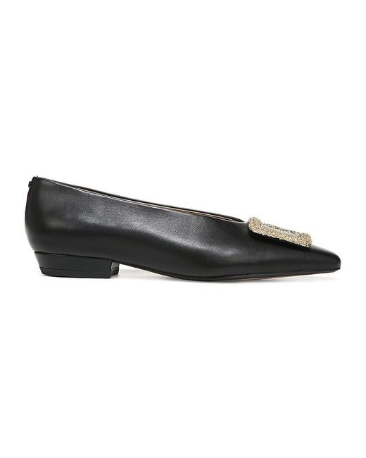 sam edelman black leather flats