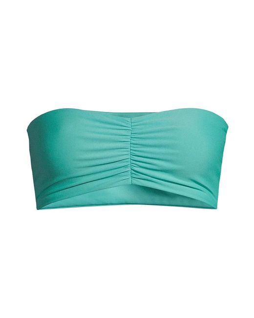 JADE Swim Synthetic Ava Bandeau Bikini Top in Teal (Blue) | Lyst